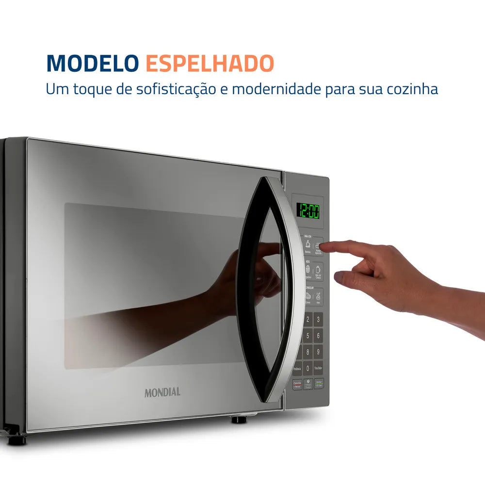 Micro-ondas Mondial Mo-01-21-e 1200w 21 Litros 127v Micro-ondas Mondial Mo-01-21-e 1200w 21 Litros 127v